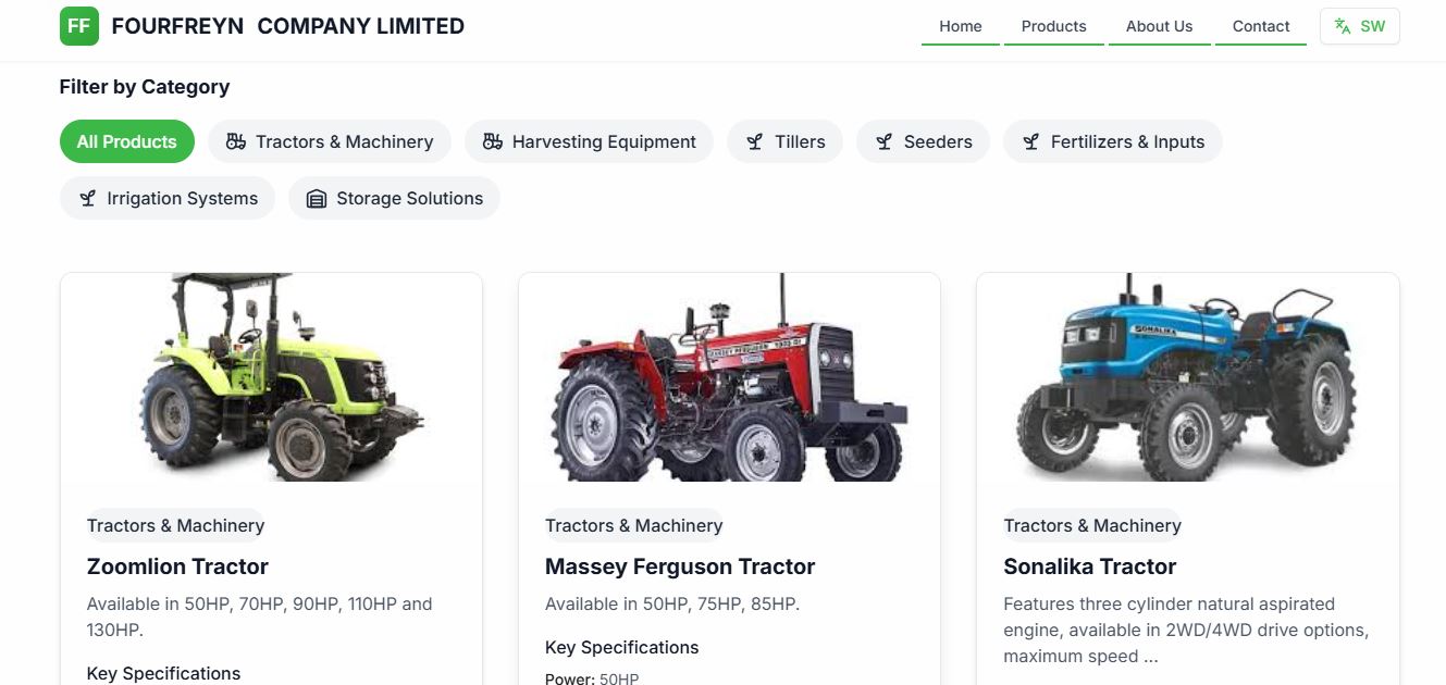 Four Frey Farm Implements